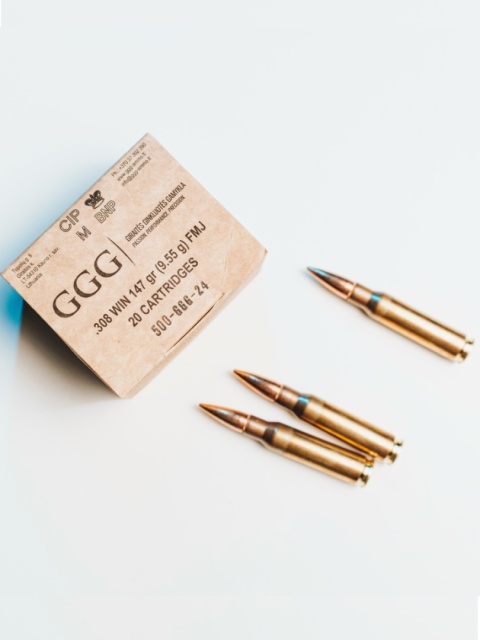 308 WIN NABÓJ KULOWY FMJ GGG GPX11 (147 GRN) 9,55G (1009156)