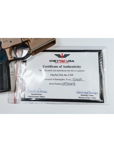 KARABIN SAMOPOWTARZALNY CHEYTAC CT15FTIMSBR 11,5" FDE, KAL. 5,56X45/223 REM,