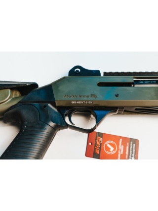 STRZELBA SAMOPOWTARZALNA AKSA S4 TACT. OD GREEN KAL. 12/76 / KOLBA TELESKOPOWA